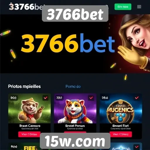 Ofertas de bônus disponíveis no 3766bet